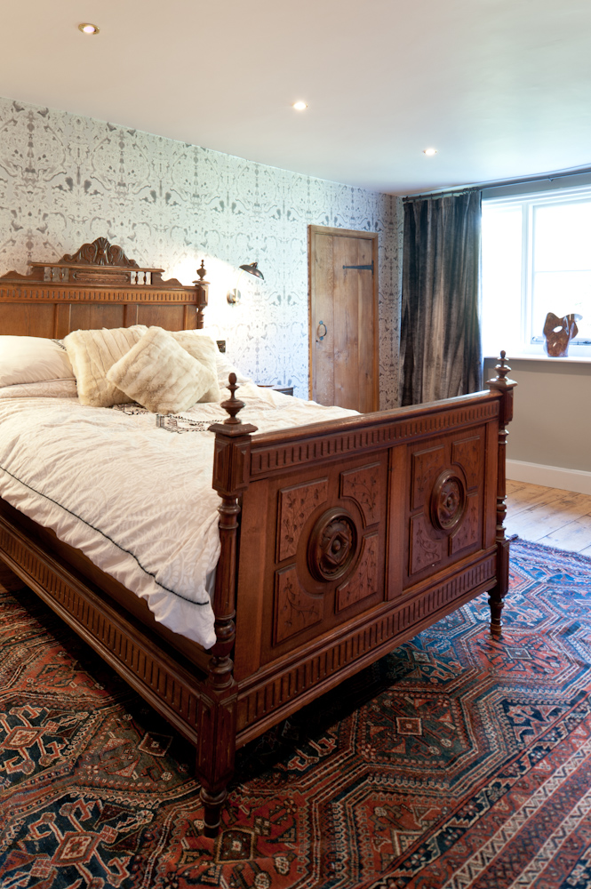 Wooden look bedroom