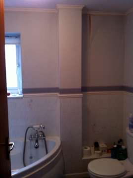 before bathroom