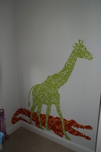 Inke Giraffe and Crocodile Wall Stickers