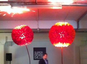 Red Feather Floor Lamps
