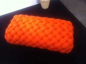 Knitted Footstool