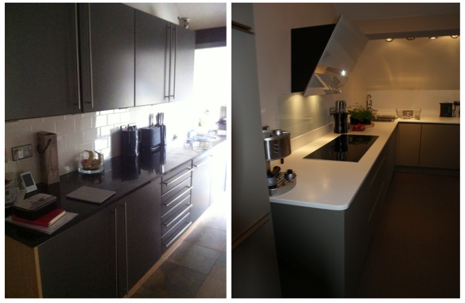 before and after kitchen