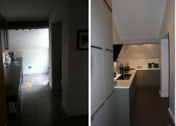 before and after kitchen