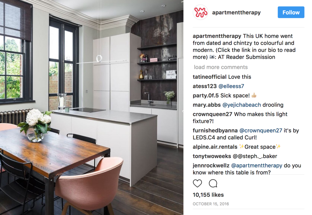 Instagram Apartment Therapy Kitchen