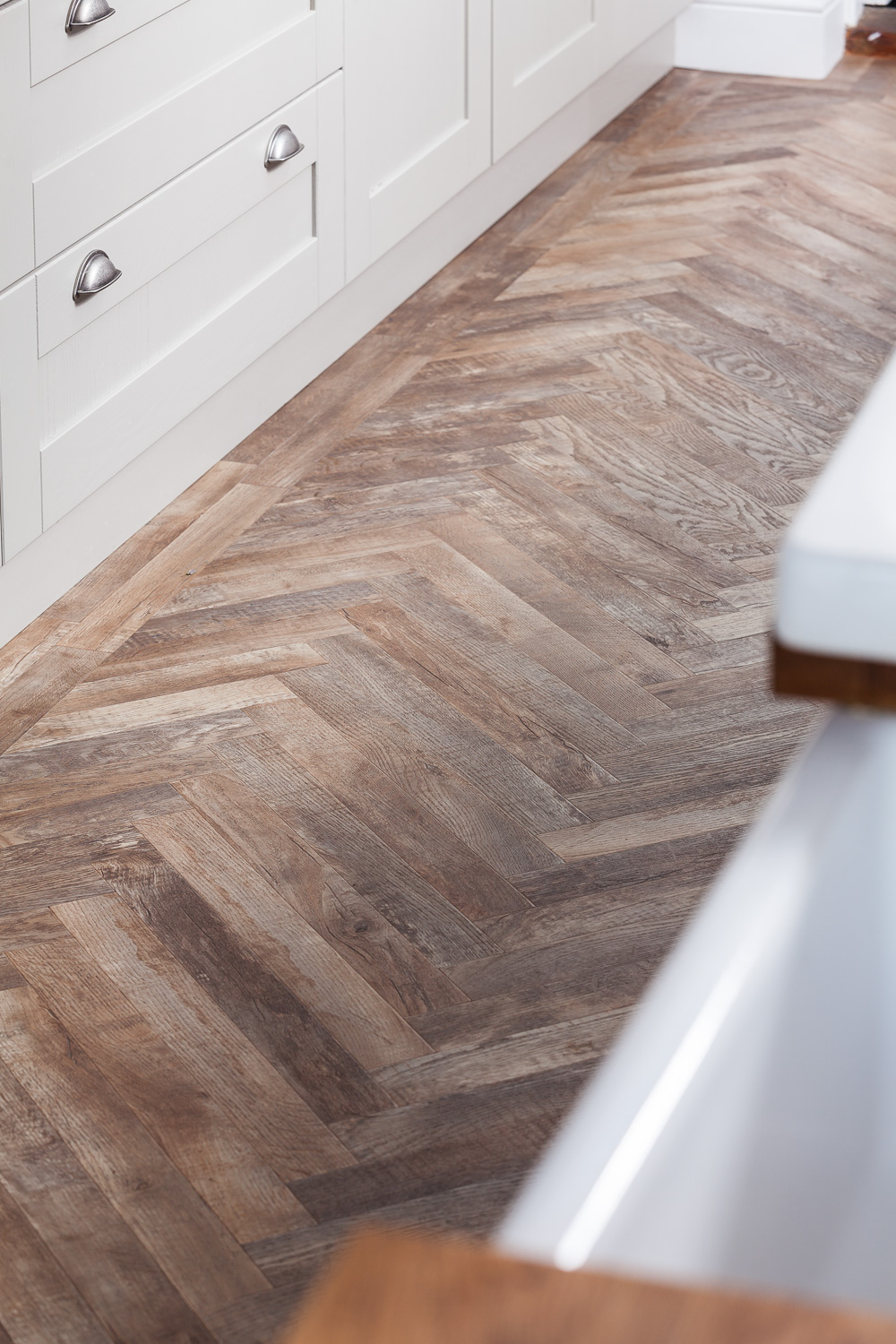 Flooring in kitchen