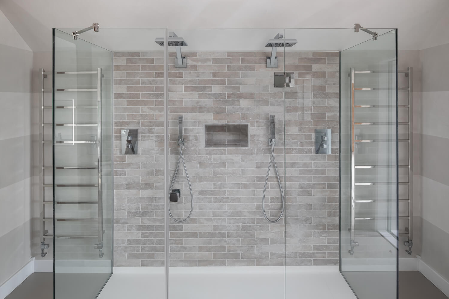 large double shower